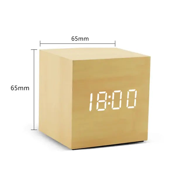 Modern Wooden Smart Alarm Clock