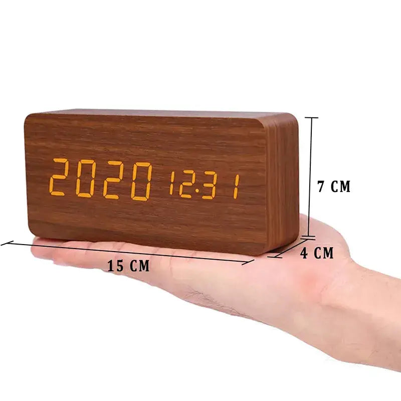 Modern Wooden Smart Alarm Clock